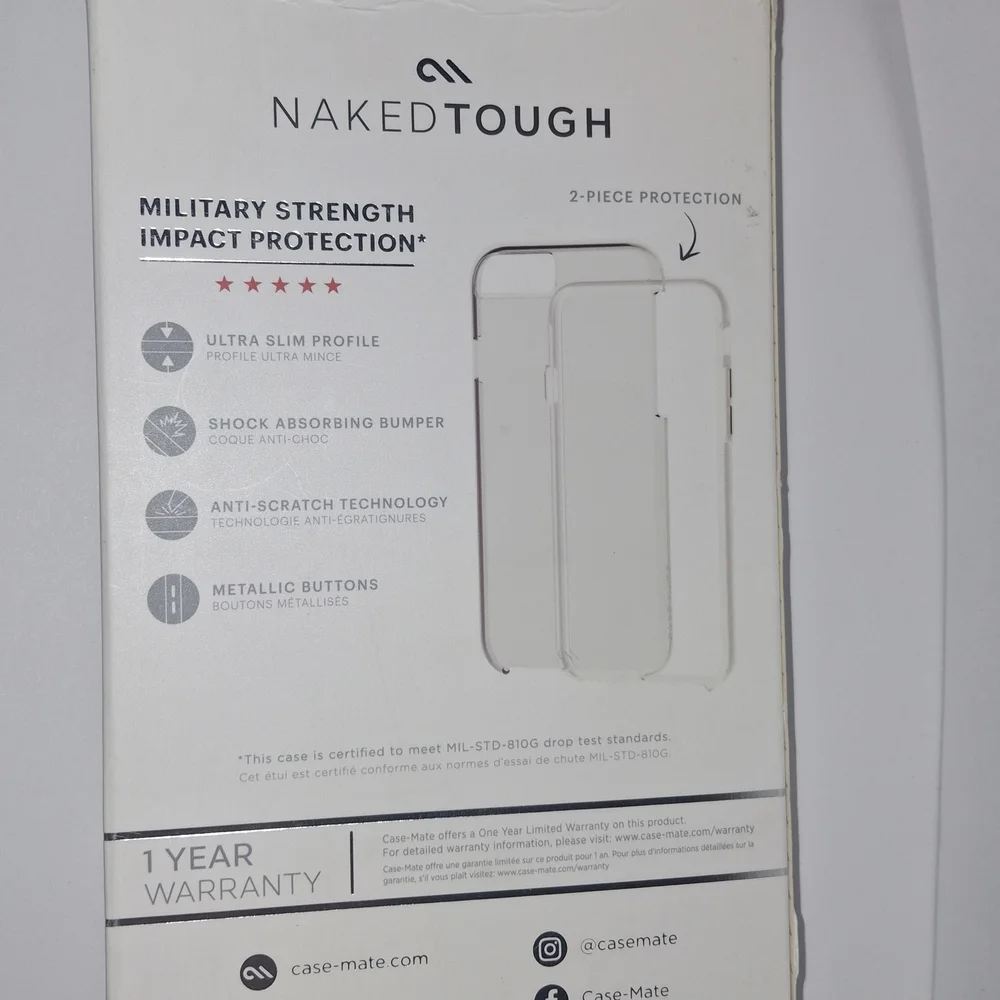 Case-Mate Naked Tough Clear Phone Case